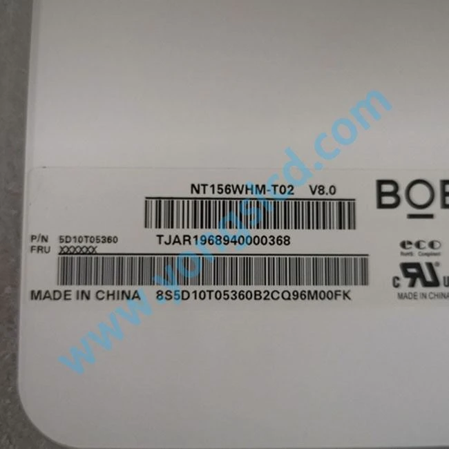 NT156WHM-T02 LCD Panel Screen Display