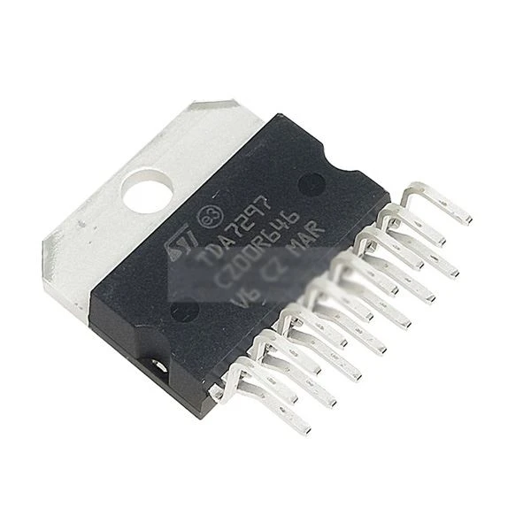 Puce d'amplificateur audio TDA7297 IC ZIP-15 Prise droite 6.5-18V 15W*2