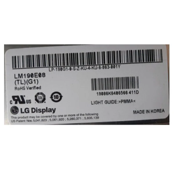 Lm19 0 e 08- tlg 1 19. 0 pouce 1280 * 1024 Affichage LCD